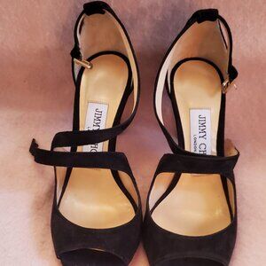 Black sandals by Jimmy Choo